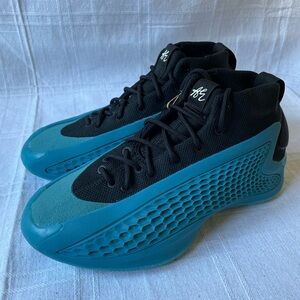 adidas AE 1 J  "New Wave" Blue Black Kids Boys Basketball Shoes Size 6 IF1884